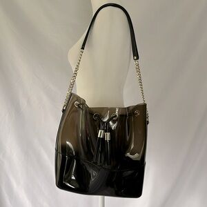 Grace K Handbag by Kartell Black with Gold Accents
